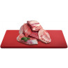 TABLA PICAR PE ROJO 45X30X1.2CM BIG CHEF