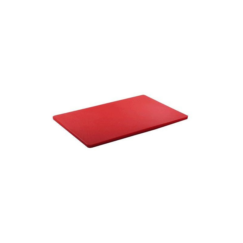 TABLA PICAR PE ROJO 45X30X1.2CM BIG CHEF