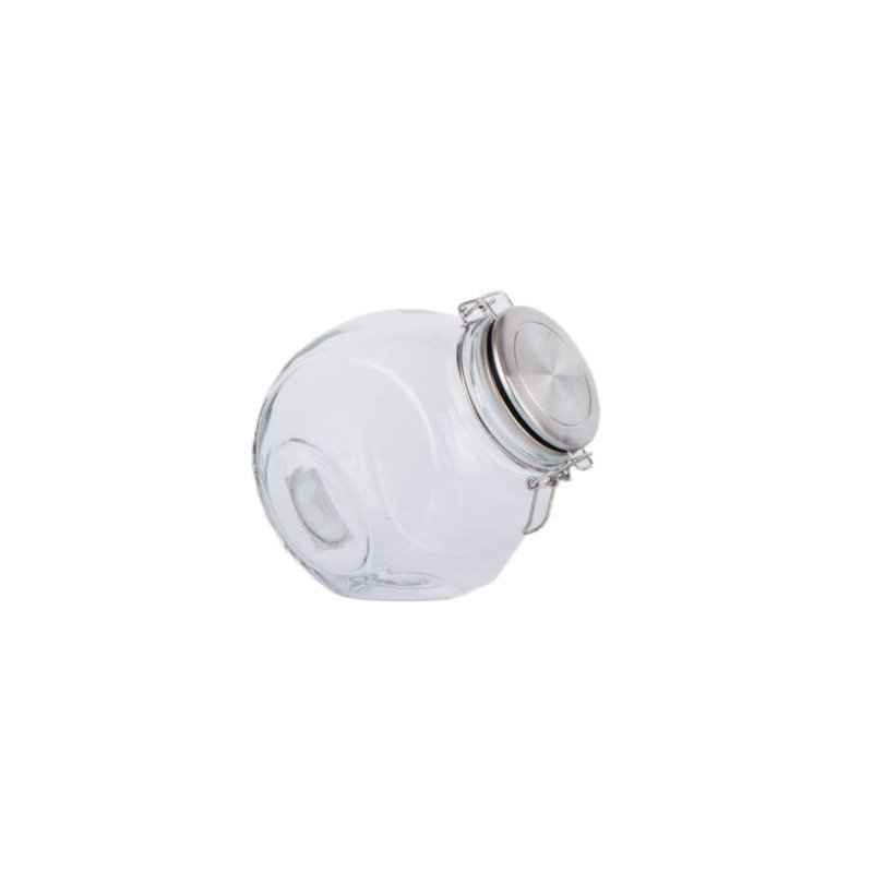 CONTENEDOR DE ALIMENTOS VIDRIO RDO 2.2LTS C/TAPA INOX BIG CHEF