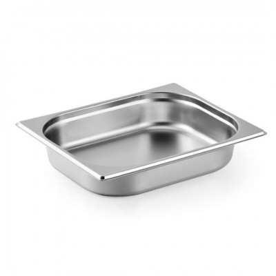 Depósito gastronorm 1/2 6.5cm acero inoxidable 0.5mm Chefnorm
