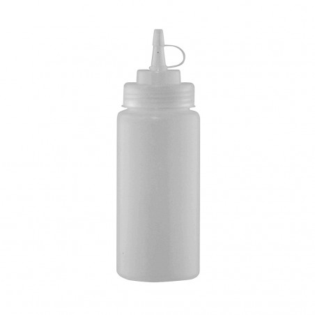 Botella Blanca Ancha 470ml | Implementos Comida Rápida | Steward.cl
