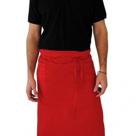 Mandil Chef Largo Rojo