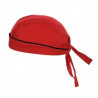 Bandana Roja Con Vivo Negro