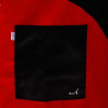 Pechera Bicolor Negro/Rojo