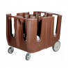 Carro Portaplatos Plástico 90x72.5x80cm