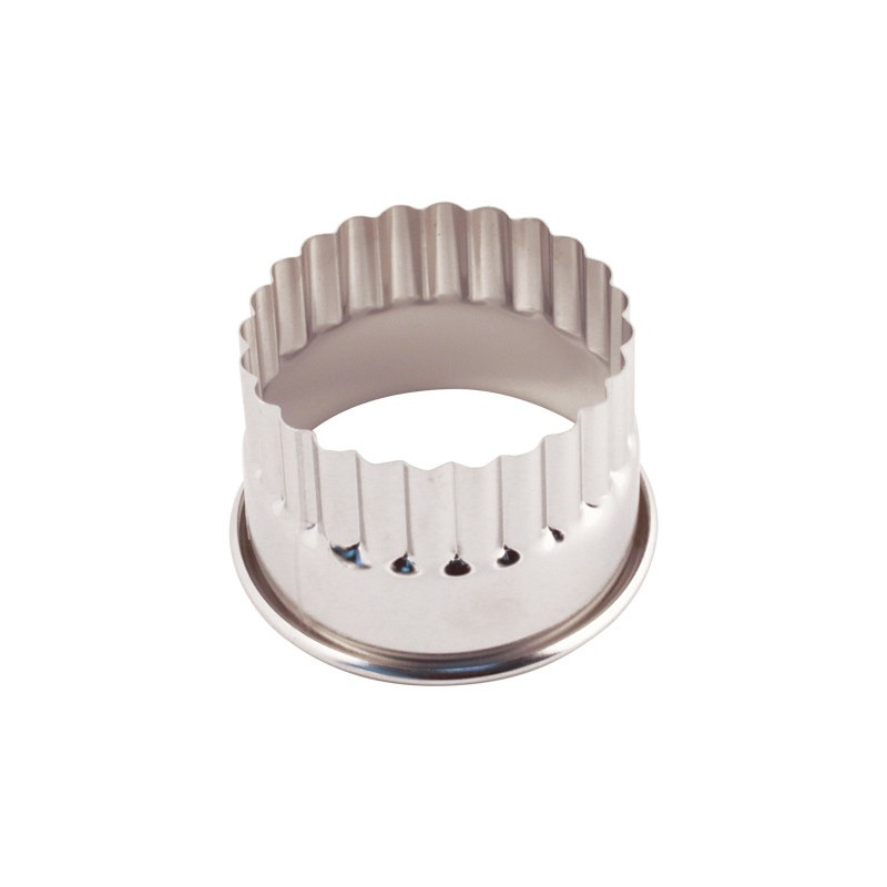 Cortador Masa Cilindro Acanalado Inox Sanneng 8Pzs