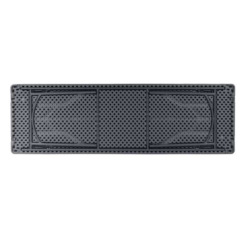 Mesa plastica gris 243x76cm Zown