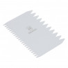 Peine Decoracion Cuadrado Dentado Polipro 11X8Cm