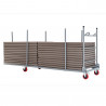 Carro Transporte Mesa XL Rectangular Zown