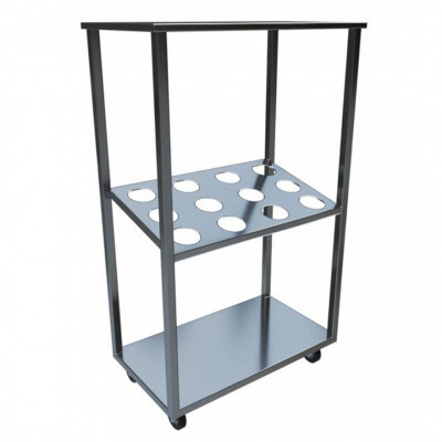 Dispensador Cubiertos 83X48X140Cm Inox Bc-Big Cook Perfil 30X30