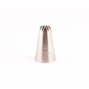 Boquilla Rizada 12P Inox Ø13.5Xø25X40Mm Sanneng Sn7112