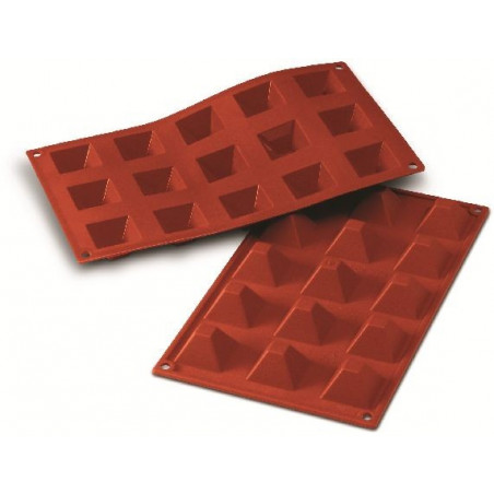 Molde Piramide Silicon Silikomart 3.6X2.2Cm
