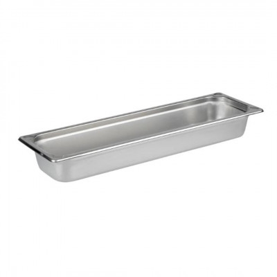 Depósito gastronorm 2/4 6.5cm acero inoxidable 0.6mm Big Chef
