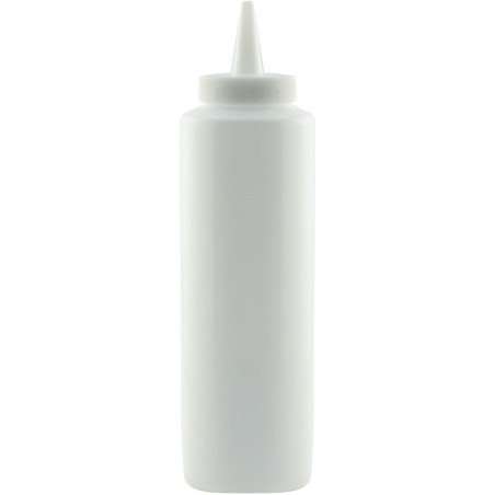 Botella Salsa 350Ml Plast Blanco