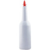 Botella Bar 1L Abs Blanco C/Dosif