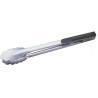 Tenaza Cocina Retractil 30Cm Inox Mango Goma Negra