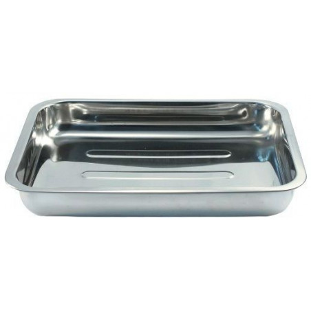 Asadera Inox Con Asa 37X28.5X6Cm Kmw