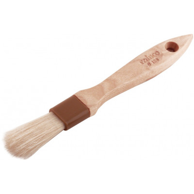 Brocha Sintetica Blanco 21X2.5Cm C/Banda Plast Madera Winco