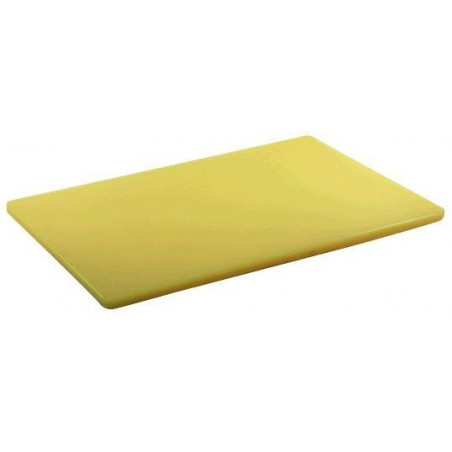 TABLA PICAR PE AMARILLO 50X35X1.2CM BIG CHEF
