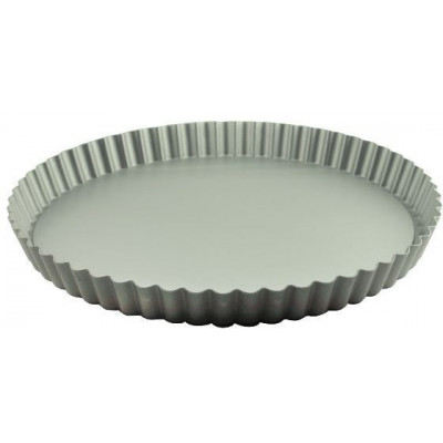 Molde Kuchen Acanalado Desmontable Alum 0.8Mm 28X26X2.6Cm Sanneng