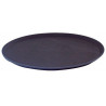 Bandeja garzón plástico antideslizante 40cm negra