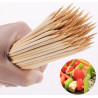 Palito Brocheta 25Cm Bambu 100Un