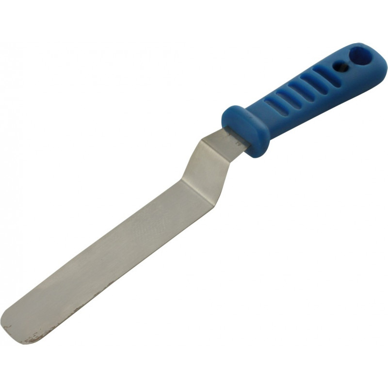 Espatula Pastelera 10Cm Inox Azul Angulada Big Chef