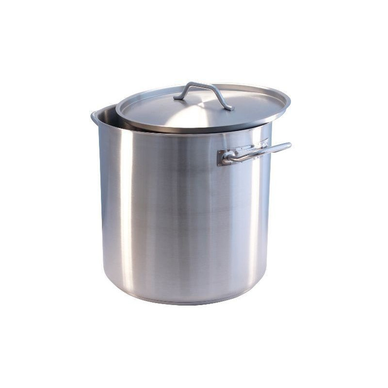 Fondo 25L Inox 1Mm Ø32X32Cm Big Chef F/Difusor