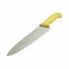 Cuchillo Cocina Medio Golpe 25 Cm Amarillo Big Chef
