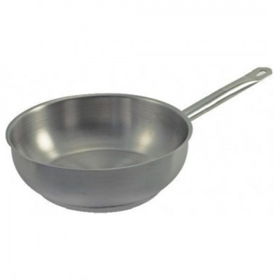 Sarten Acero Inoxidable Ø24x7.5cm con Fondo Difusor Big Chef