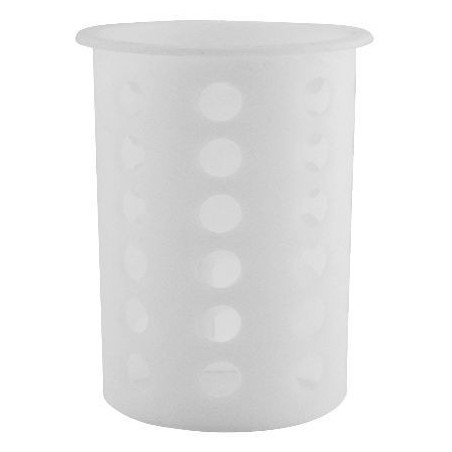 Cilindro Cubiertos Plast 11X14Cm Blanco