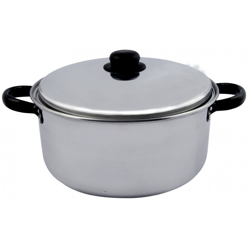 Cacerola Media 6L Alum 1.0Mm Ø26X13Cm C/Tapa