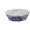 Cesta Metal Ovalada 25x18x8cm Negra