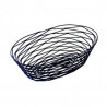 Cesta Metal Ovalada 25x18x8cm Negra