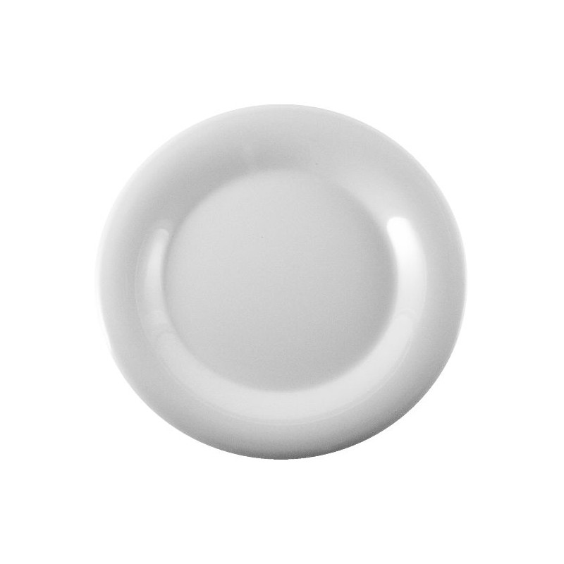 Set 6 Plato Entrada 19cm Melamina Blanco | Art