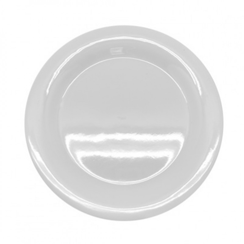 Set 6 Plato Entrada 20cm Melamina Blanco | Art