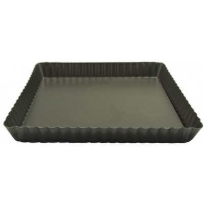 Molde Kuchen Desmontable Alum 1.0Mm 21X21X2.5Cm Sanneng