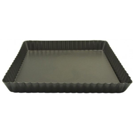 Molde Kuchen Desmontable Alum 1.0Mm 21X21X2.5Cm Sanneng