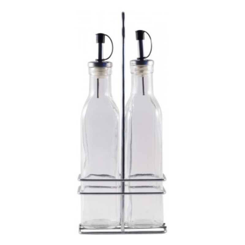 Alcuza Ole 280ml Vidrio Transparente Set 2 Piezas