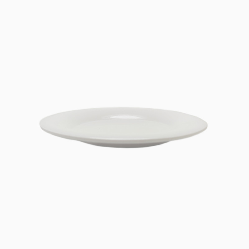 Set 6 plato blanco melamina ART 16.5cm