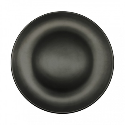 SET 3 PLATO FUSION PRES RDO 28CM PORC NEGRO