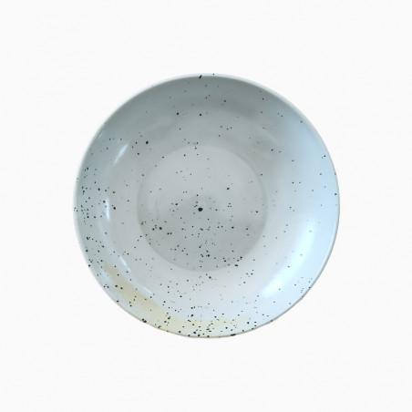 SET 3 PLATO FUSION HONDO RDO 23CM PORC MARFIL