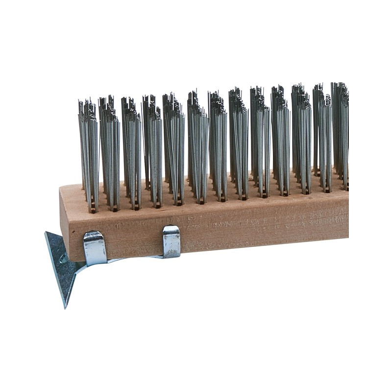 Cepillo Limpieza Horno/Parrilla Metal/Madera 50Cm