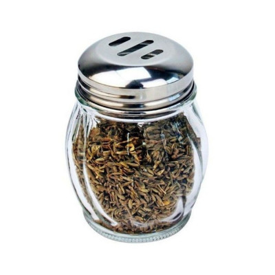 Dispensador Especias 180ml Vidrio Tapa Calada