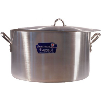 Cacerola Alta 35L Alum 2Mm Ø45Cm C/Tapa