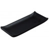 Plato Sushi Rect 22.6X9.7X3Cm Melamina Negro
