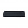 Plato Sushi Rect 22.6X9.7X3Cm Melamina Negro