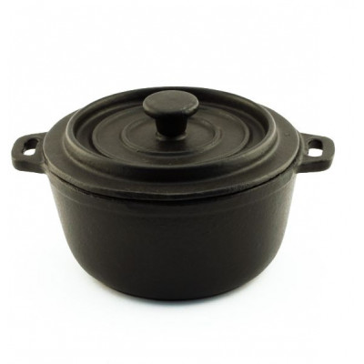 OLLA FIERRO FUNDIDO NEGRO Ø13CM NEGRO