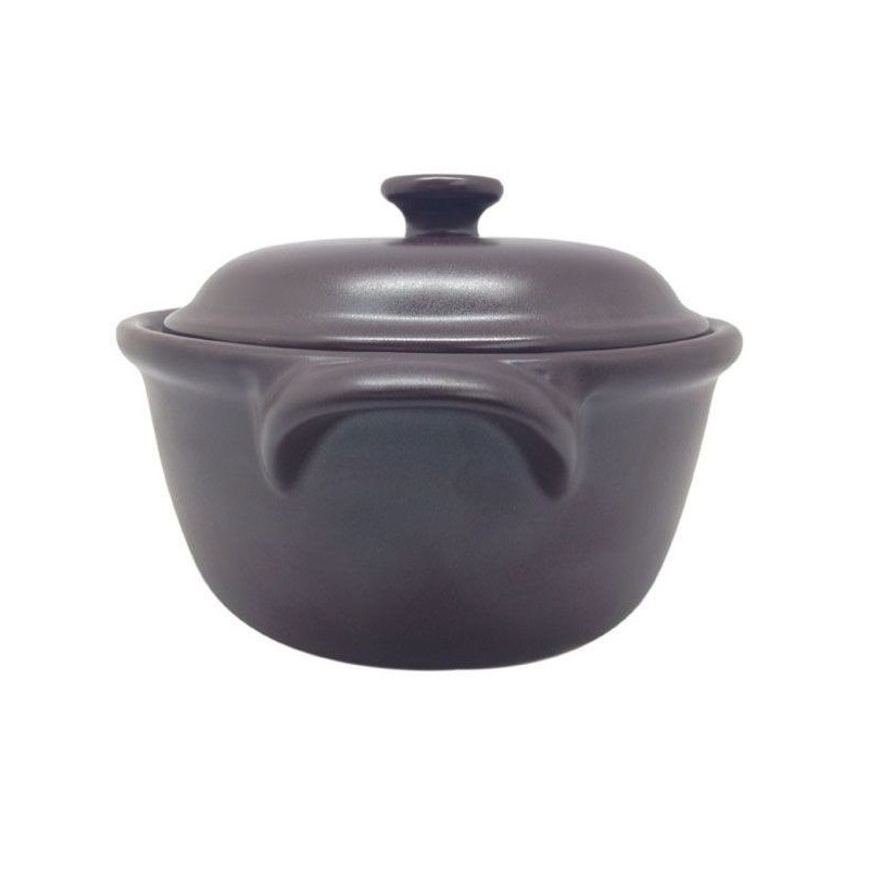 Set ollita cerámica café 13x10cm 6 piezas Pottery