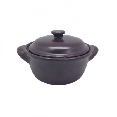 Set ollita cerámica café 13x10cm 6 piezas Pottery